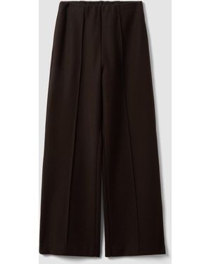 Les Copains Pantaloni Eleganti Marroni - Nero
