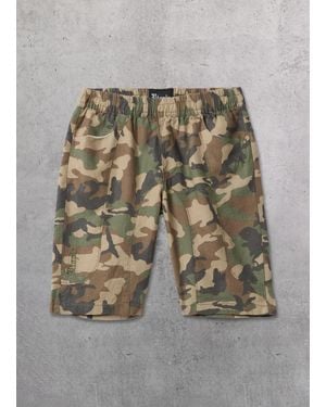 Utopia 100% Linen Shorts Camo, Uomo, Taglia - Grigio