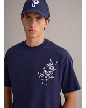 Piombo T-Shirt - Blu
