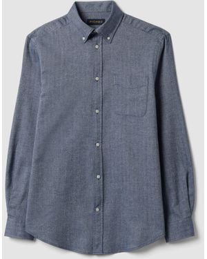 Piombo Camicia - Blu
