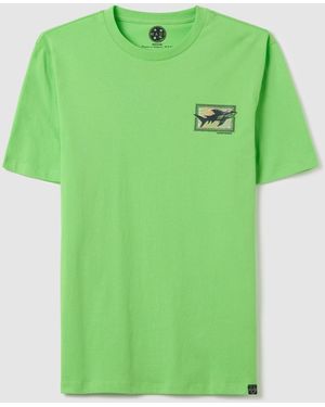 OVS Ovs T-Shirt Da Uomo - Verde