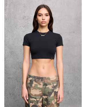 Utopia Crop T-Shirt, Donna, Taglia - Nero