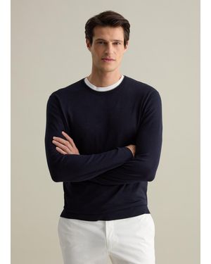 Piombo Contemporary Pullover - Blu