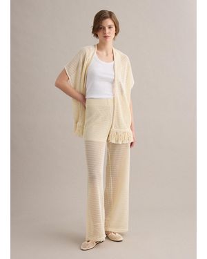 Piombo Pantaloni Palazzo - Neutro