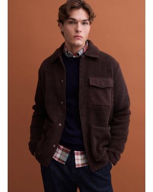 Piombo Felpa Con Colletto Regular Fit, Uomo, Taglia - Blu