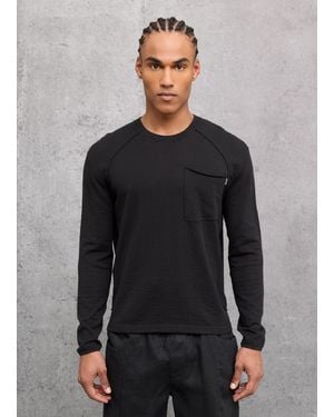 Utopia Knit Longsleeve T-Shirt, Uomo, Taglia - Grigio