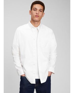 Gap Camicia button-down con tasca - Bianco