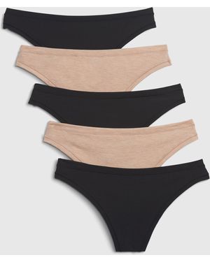 Gap Set Cinque Perizomi - Nero