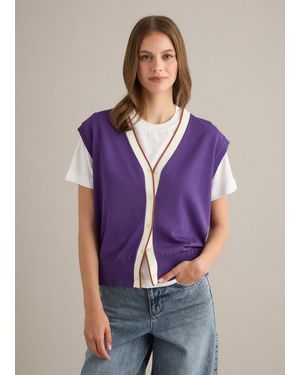 Piombo Gilet - Viola