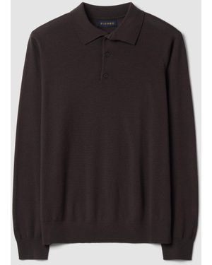 Piombo Maglia Polo - Nero