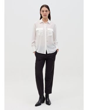 OVS Ovs Pantalone Slim Fit Ankle, Donna, Taglia - Bianco