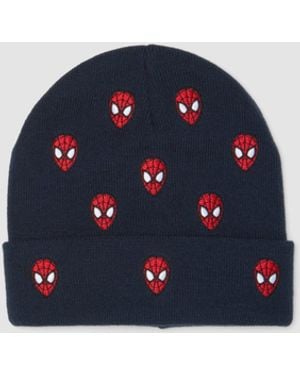 Marvel Cappello Con Stampa Spider- Bambino, Taglia - Blu
