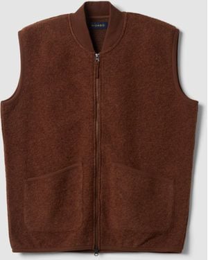 Piombo Gilet - Marrone