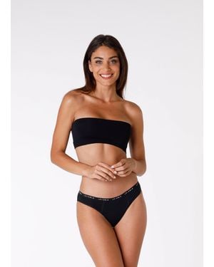 Lovable Period Panties Slip Da Ciclo Flusso Abbondante - Nero