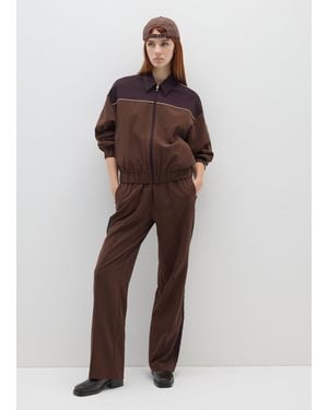OVS Pantaloni A Quadri Marroni Regular Fit, Donna, Taglia - Marrone