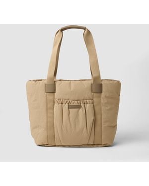 OVS Borsa Shopper Con Tasca Esterna Arricciata, Donna, Taglia - Neutro