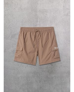 Utopia Cargo Swim Shorts Mocha, Uomo, Taglia - Grigio