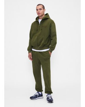 Gap Pantaloni verde in misto cotone