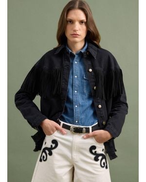 Piombo Giacca Nera - Blu