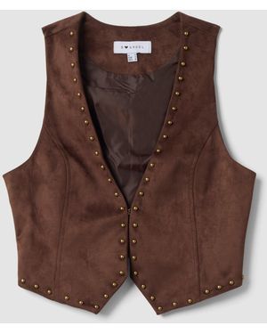 B.ANGEL Gilet - Marrone