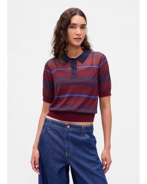 Gap Polo A Maniche Corte - Rosso