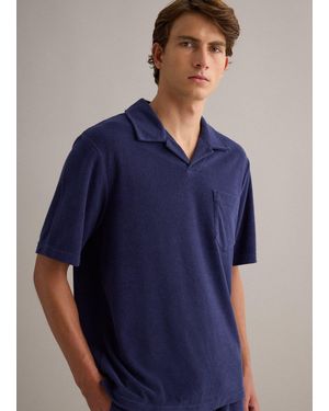 Piombo Polo A Maniche Corte - Blu