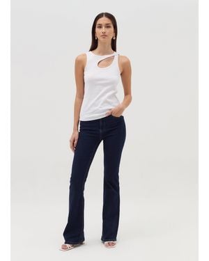 OVS Ovs Jeans Flare Fit Cinque Tasche, Donna, Taglia - Blu