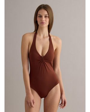 Piombo Costume Intero - Marrone