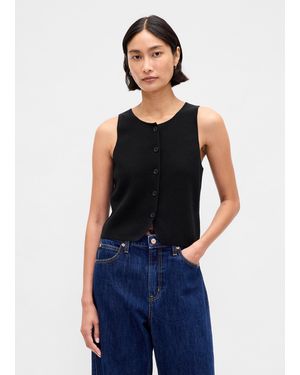 Gap Gilet CashSoft in misto cotone - Blu