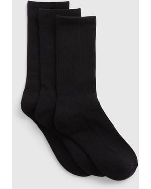 Gap Tripack Calze Corte Stretch, Uomo, Taglia - Nero
