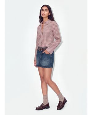 B.ANGEL Camicia A Quadri - Rosa