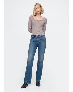 Gap Jeans A Gamba Larga - Blu