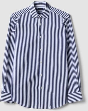 Piombo Camicia Blu A Righe