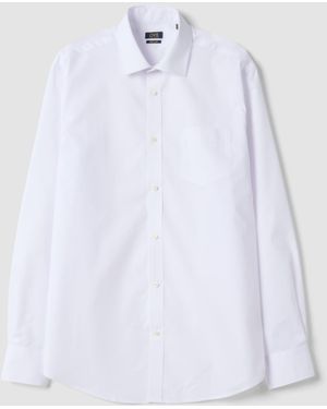 OVS Camicia Bianca Regular Fit Con Collo Classico Easy Iron, Uomo, Taglia - Bianco