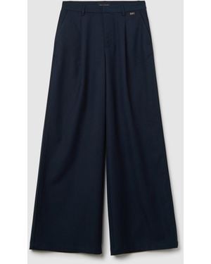 OVS Pantaloni Wide Leg, Donna, Taglia - Blu