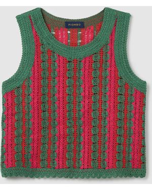 Piombo Top Da Donna - Rosso