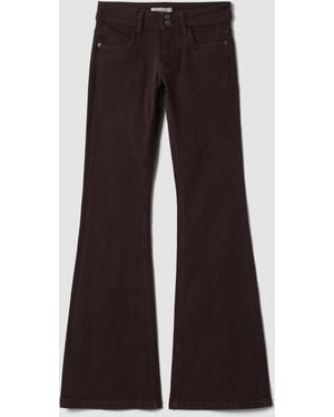 B.ANGEL Jeans Marroni Flare - Marrone