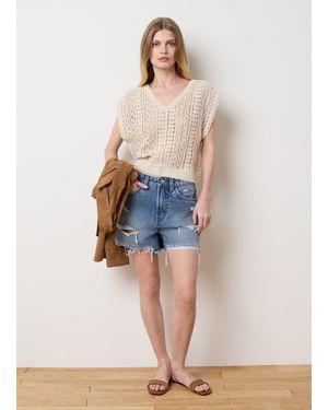 OVS Top Cropped Da Donna - Blu