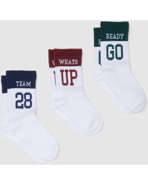 OVS Set Tripack Calze Da Ragazzo - Bianco