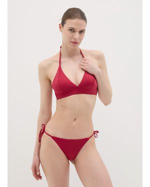 OVS Ovs Slip Bikini Con Laccetti, Donna, Taglia - Rosso
