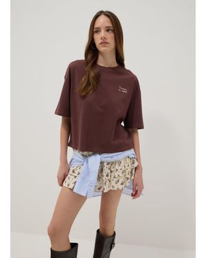 B.ANGEL T-Shirt - Marrone