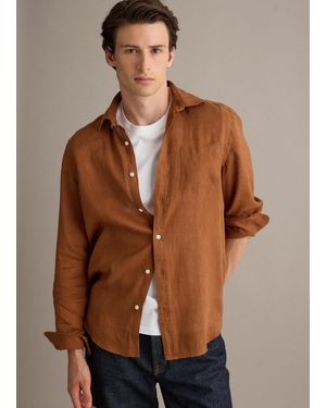 Piombo Camicia - Marrone