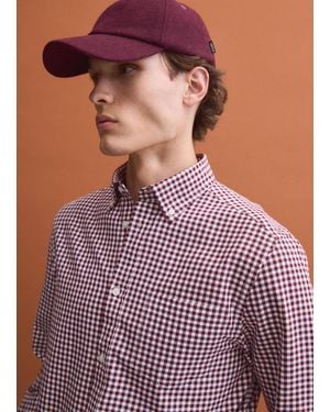 Piombo Camicia Oxford A Quadri - Multicolore