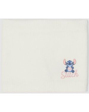 Disney Sciarpa Bianca Con Stampa Stitch, Bambina, Taglia - Bianco