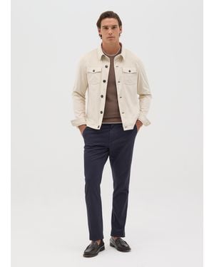 OVS Shacket Scamosciata, Uomo, Taglia - Blu