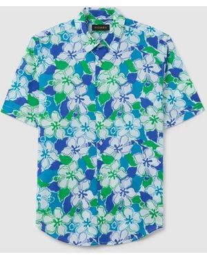 Piombo Camicia Da Uomo - Blu