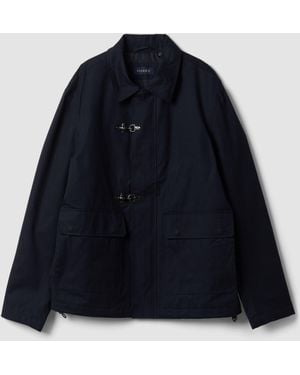 Piombo Giacca Blu Imbottita