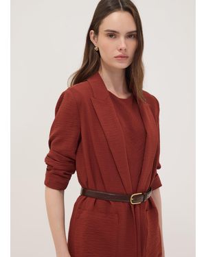 OVS Blazer Regular Fit Con Rever Classico, Donna, Taglia - Rosso