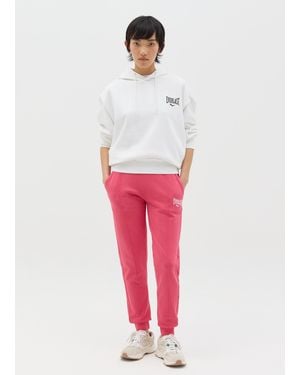 J EVERLAST DONNA Joggers Fuxia Con Profili Elasticati E Stampa Logo, Donna, Taglia - Rosso