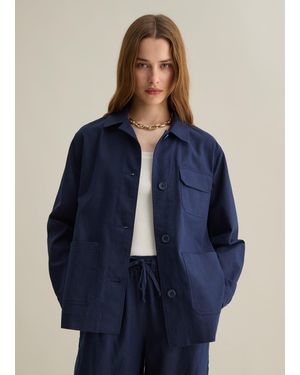 Piombo Giacca Da Donna - Blu